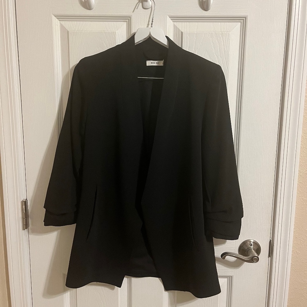 VICI Uptown Girl Pocket Blazer - Black (Medium) - Mod Ref